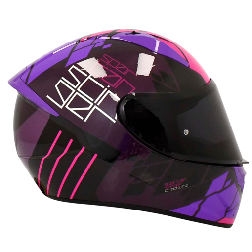 Casco Spartan Stinger Fracture Morado Brillo - Image 2