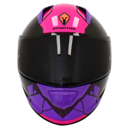 Casco Spartan Stinger Fracture Morado Brillo - Image 4