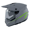 Casco Spartan Wolf Ds Solid Negro Mate Amarillo4 - Punto Llantas 5