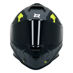 Casco X Sports V151 Swamp Gris Amarillo Mate - Punto Llantas 2