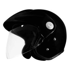 Casco Zeus 507 Negro Brillo1 - Punto Llantas 1