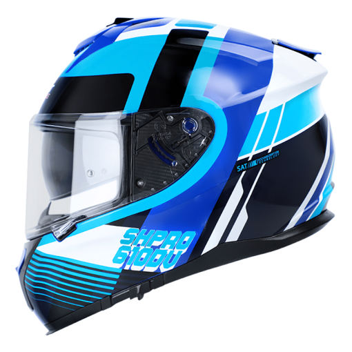 Casco Shaft Pro 610Dv Perzis Azul Brillo Azul