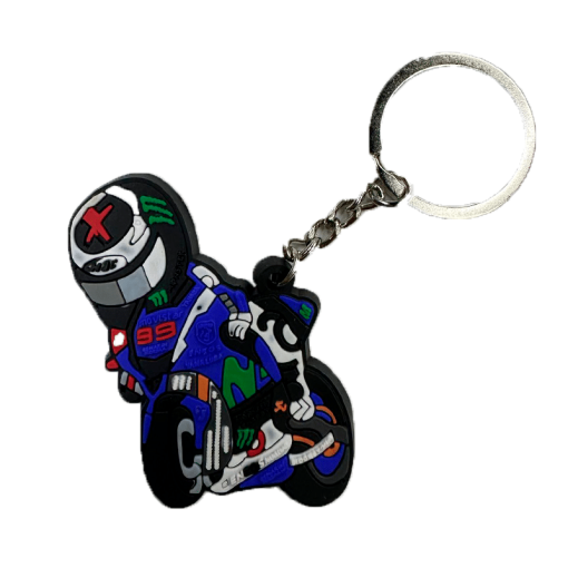 Llavero Moto Con Piloto Jorge Lorenzo 99