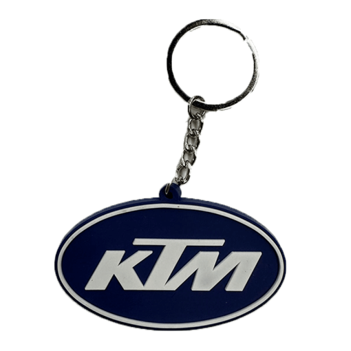 Llavero Ovalado Ktm Azul Oscuro - Blanco