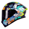 Casco Hro 523Dv Flowerist Azul Navy Brillo Amarillo1 - Punto Llantas 1