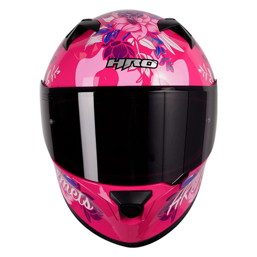 Casco Hro 523Dv Flowerist Fucsia Brillo Blanco - Image 4