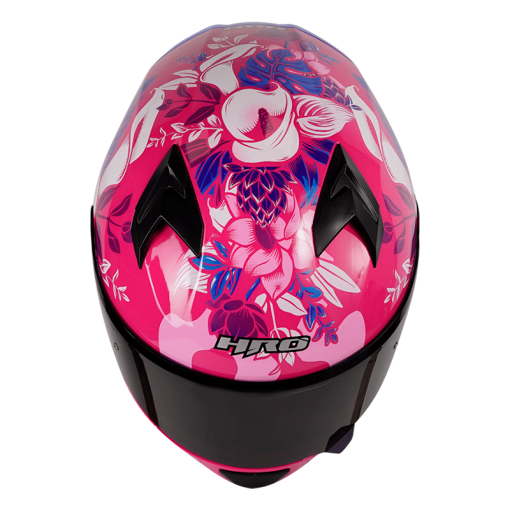 Casco Hro 523Dv Flowerist Fucsia Brillo Blanco - Image 5