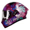 Casco Hro 523Dv Flowerist Morado Mate Fucsia1 - Punto Llantas 7