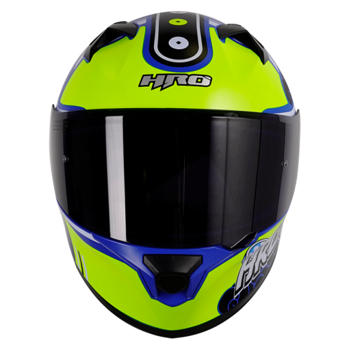 Casco Hro 523Dv Hoku Sai Azul Mate Amarillo - Image 5
