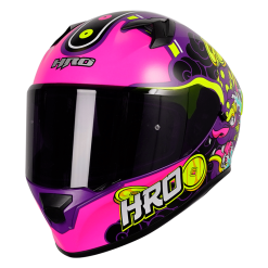Casco Hro 523Dv Hoku Sai Morado Mate Fucsia2 - Punto Llantas 2