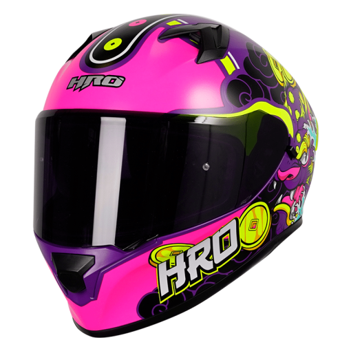 Casco Hro 523Dv Hoku Sai Morado Mate Fucsia - Image 3