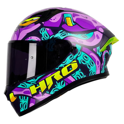 Casco Hro 523Dv Tenta Azul Navy Mate Morado
