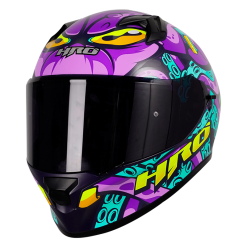 Casco Hro 523Dv Tenta Azul Navy Mate Morado2 - Punto Llantas 2