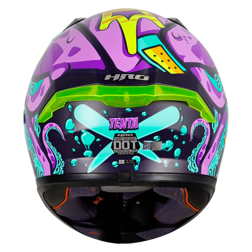 Casco Hro 523Dv Tenta Azul Navy Mate Morado - Image 2