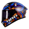 Casco Hro 523Dv Tenta Negro Mate Azul1 - Punto Llantas 6