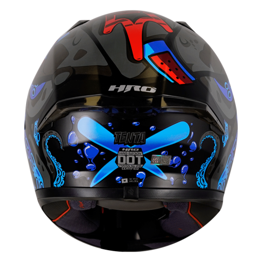 Casco Hro 523Dv Tenta Negro Mate Gris - Image 2
