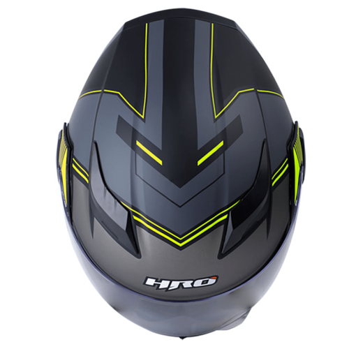 Casco Hro 3400Dv Ahead Negro Mate Amarillo - Image 3