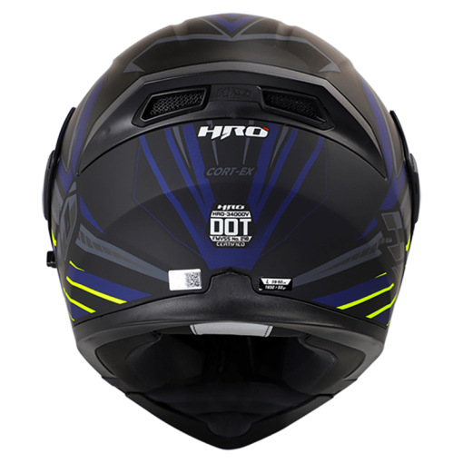 Casco Hro 3400Dv Cort Negro Mate Gris - Image 2