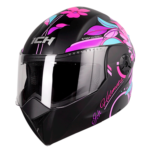 Casco Ich 3110S (Niñ@s) Nat Negro Mate Fucsia - Image 6