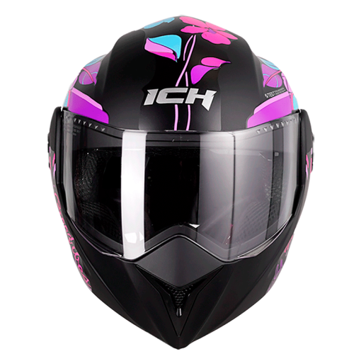 Casco Ich 3110S (Niñ@s) Nat Negro Mate Fucsia - Image 5