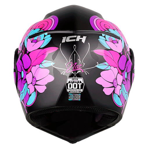 Casco Ich 3110S (Niñ@s) Nat Negro Mate Fucsia - Image 3