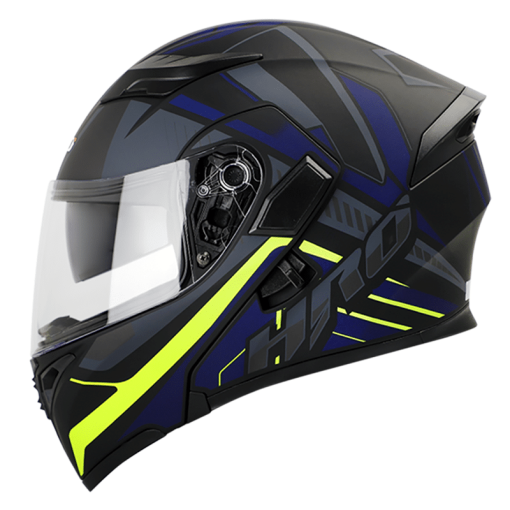 Casco Hro 3400Dv Cort Negro Mate Gris