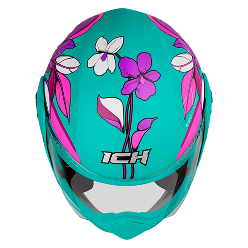 Casco Ich 3110S (Niñ@s) Nat Verde Brillo Morado - Image 4