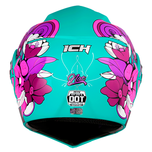 Casco Ich 3110S (Niñ@s) Nat Verde Brillo Morado - Image 3