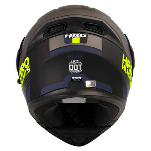 Casco Hro 3400Dv Kure Negro Mate Azul Navy - Image 4