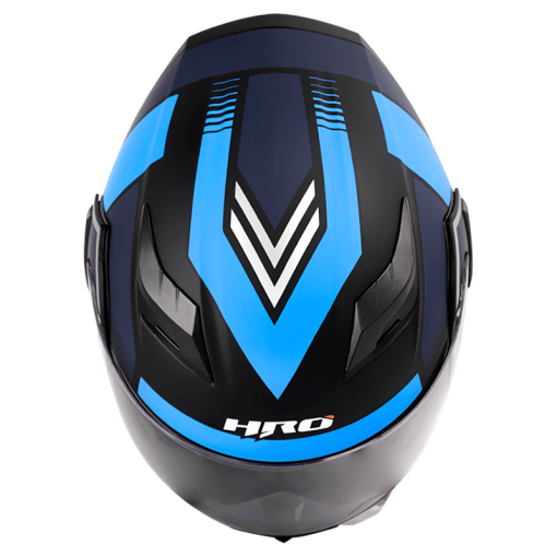 Casco Hro 3400Dv Kure Negro Mate Azul - Image 3