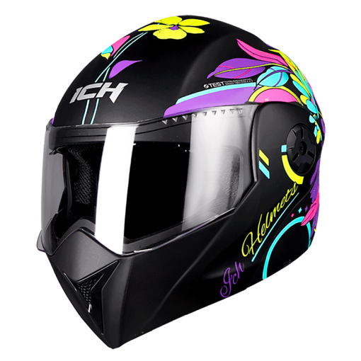 Casco Ich 3110S (Niñ@s) Nat Negro Mate Amarillo - Image 5