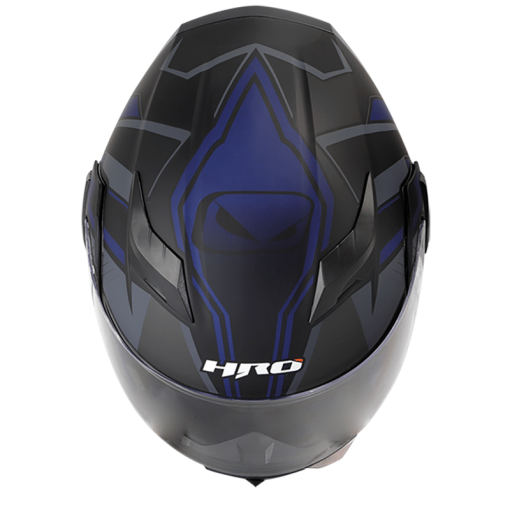 Casco Hro 3400Dv Cort Negro Mate Gris - Image 3