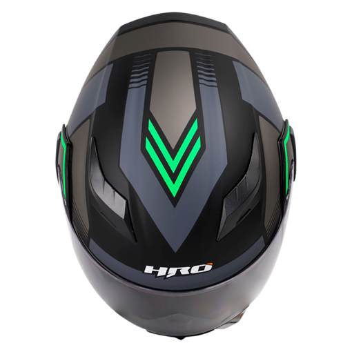 Casco Hro 3400Dv Kure Negro Mate Gris - Image 4