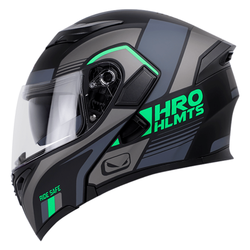 Casco Hro 3400Dv Kure Negro Mate Gris - Image 2