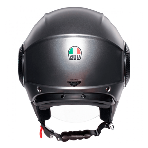 Casco Agv Orbyt Solid Gris Mate - Image 5