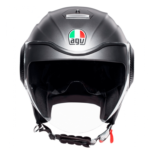 Casco Agv Orbyt Solid Gris Mate - Image 3