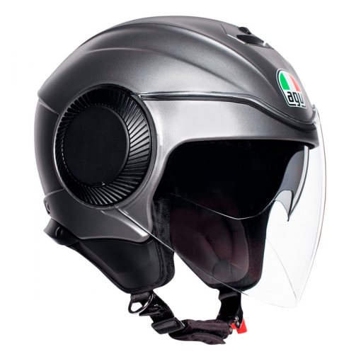 Casco Agv Orbyt Solid Gris Mate - Image 2