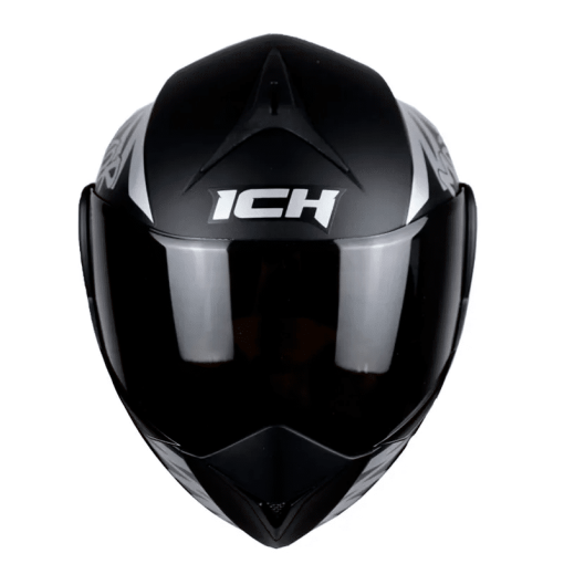 Casco Ich 3110 Motor Negro Mate Gris - Image 4