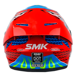 Casco Smk Stellar Skull Azul Rojo Brillante1 - Punto Llantas 2