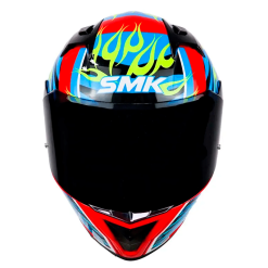 Casco Smk Stellar Skull Azul Rojo Brillante2 - Punto Llantas 3