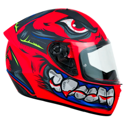 Casco Spartan Stinger Vladprint Rojo Mate3 - Punto Llantas 1