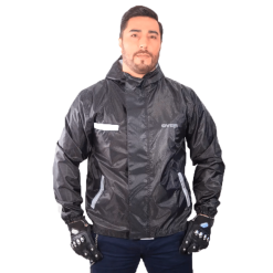 Chaqueta Over Doble Faz Impermeable Negra5 - Punto Llantas 3