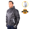 Chaqueta Over Doble Faz Impermeable Negra8 - Punto Llantas 1