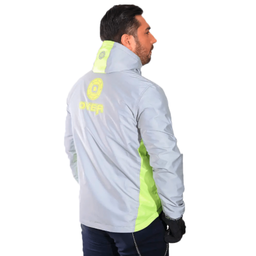 Chaqueta Over Doble Faz Reflectiva Impermeable Amarilla - Image 4
