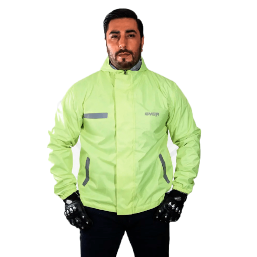 Chaqueta Over Doble Faz Reflectiva Impermeable Amarilla - Image 8