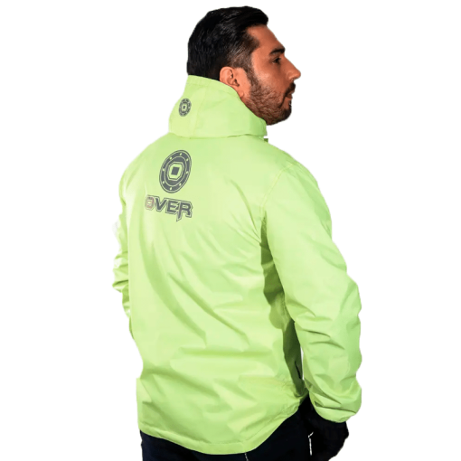 Chaqueta Over Doble Faz Reflectiva Impermeable Amarilla - Image 3