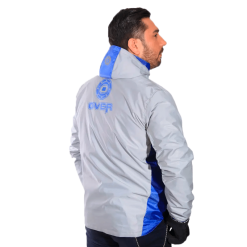 Chaqueta Over Doble Faz Reflectiva Impermeable Azul3 - Punto Llantas 3
