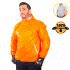 Chaqueta Over Doble Faz Reflectiva Impermeable Naranja8488 - Punto Llantas 9