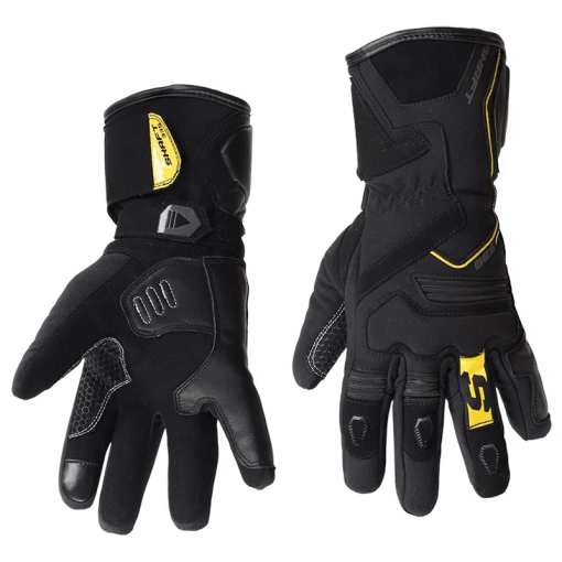 Guantes Shaft 335 Negro Amarillo Neon