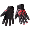 Guantes Shaft Stunt Slime Negro Rojo 1 - Punto Llantas 2